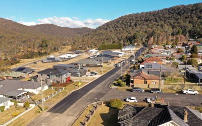 Lithgow’s flood recovery continues with the reconstruction of Hassans Walls Road
