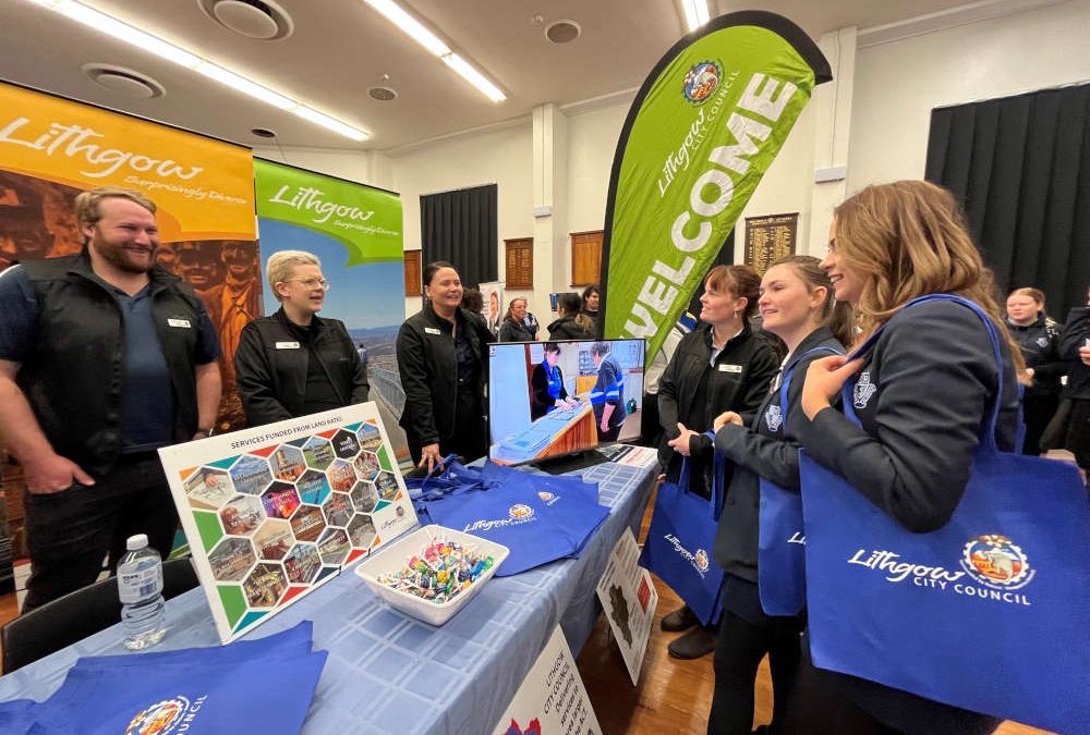 Business Breakfast & Try a Trade Day at Lithgow High School
