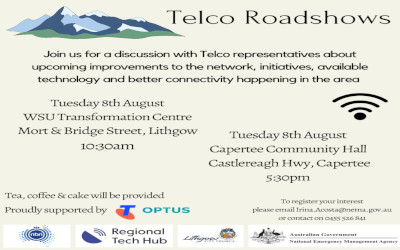 Telco Roadshow Events Coming to Lithgow Local Government Area