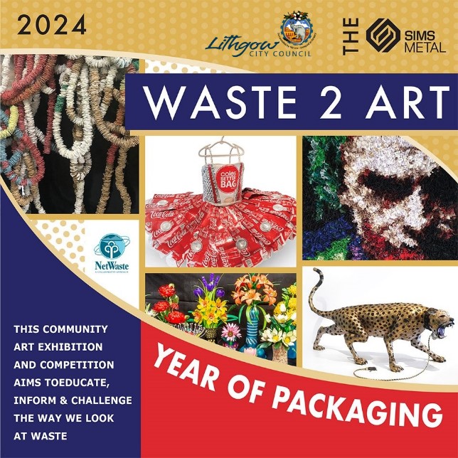 Save your Christmas Packaging for WASTE 2 ART 2024