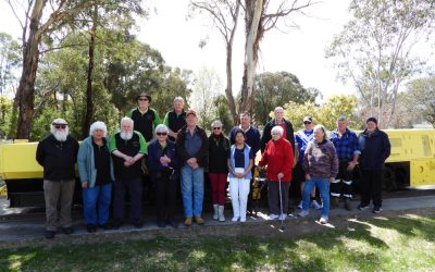 Historic Mine Transporter at Lake Wallace Restored