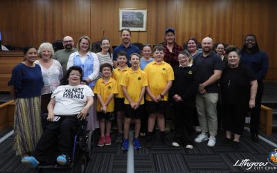 Zig Zag Public School Present “Game Changer” proposal for Farmers Creek to Mayor