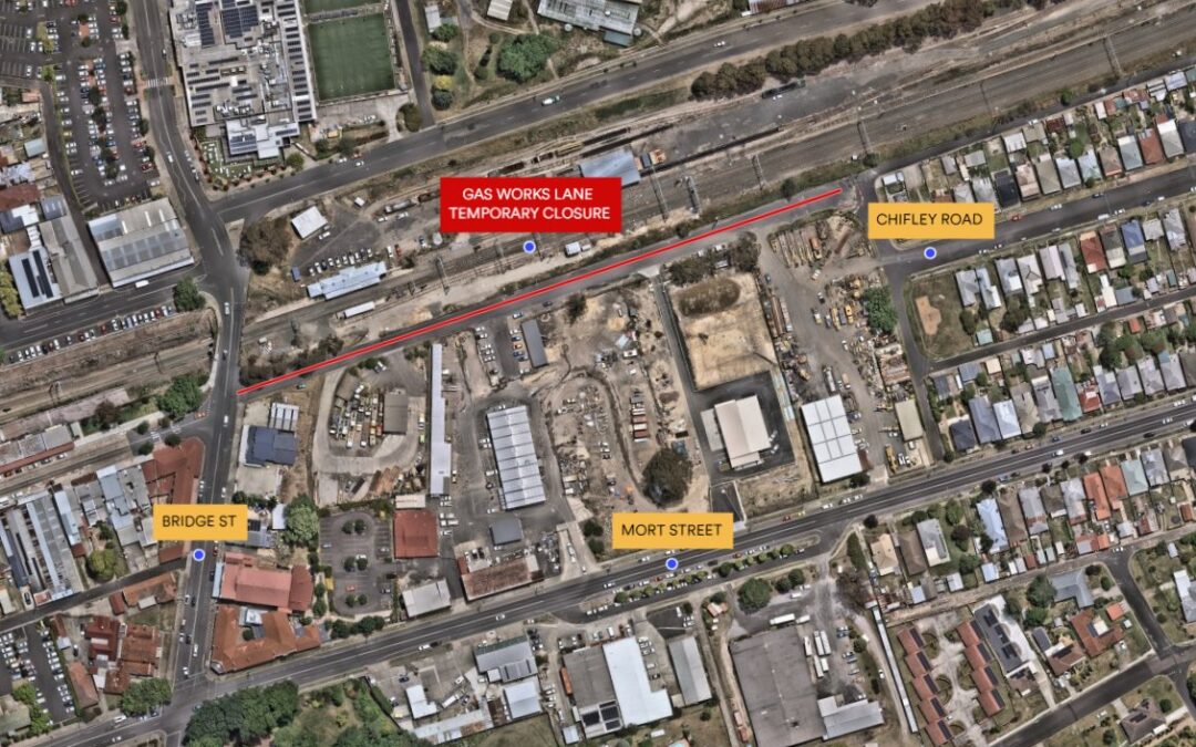 Temporary road closure – Gas works lane