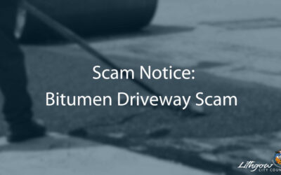 Scam Notice: Bitumen Driveway Scam