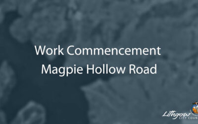 Work Commencement – Magpie Hollow Road